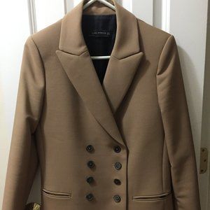 Zara woman beige+khaki color jacket size M